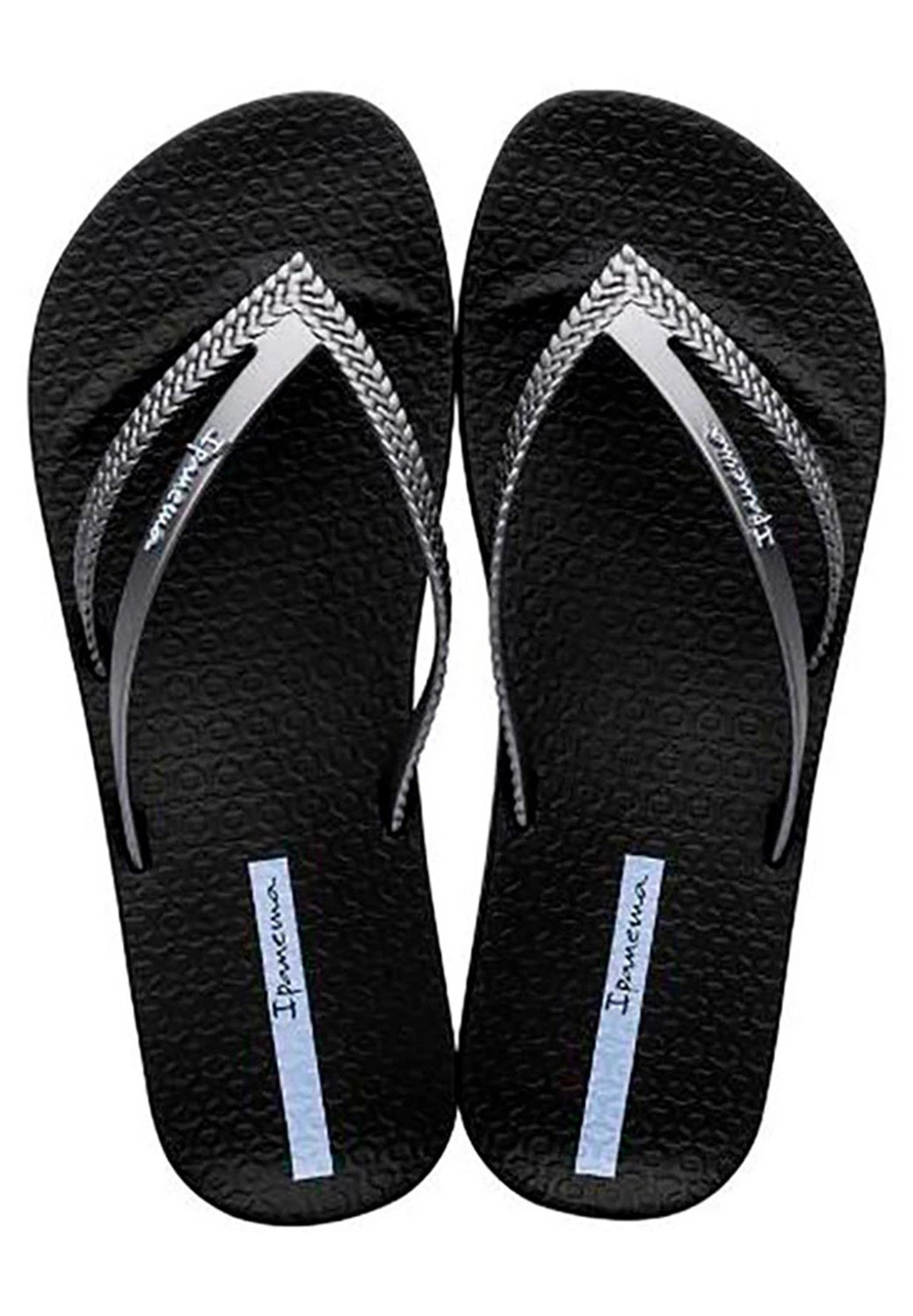Ipanema Bossa Soft - Chanclas De Dedo - Black/Silver 2 Ipanema Bossa Soft - Chanclas De Dedo - Black/Silver - Imagen 2