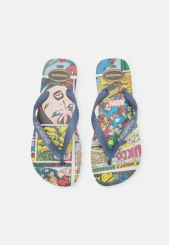 Havaianas Marvel Classics Adult Unisex - Chanclas De Dedo - Ice Grey/Indigo Blue