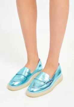 Metallic- Mocasines - Blue