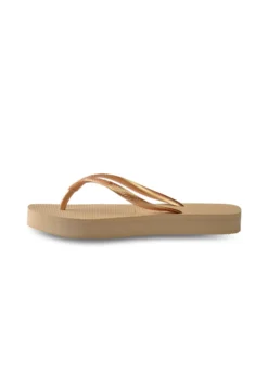 Havaianas Flip Flop Slim Flatform - Chanclas De Dedo - Golden Beige