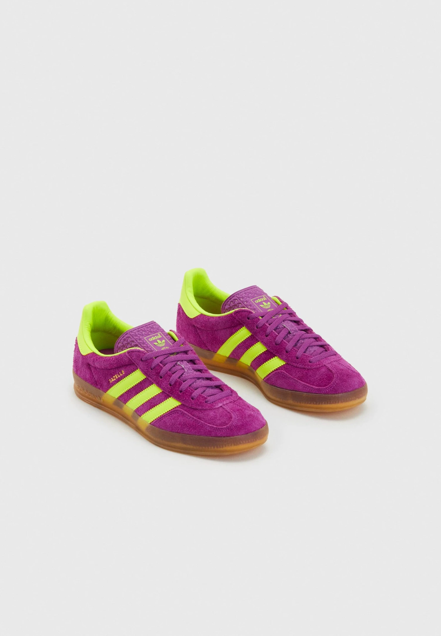 Adidas Originals Gazelle Indoor - Zapatillas - Shock PurpleSolar YellowGum 1 Adidas Originals Gazelle Indoor - Zapatillas - Shock PurpleSolar YellowGum