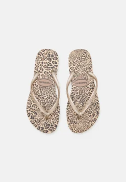Havaianas Slim Animals - Chanclas De Dedo - Sand Grey/Golden