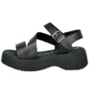 Sandalias Con Plataforma - Black