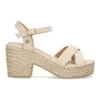 Curacao - Sandalias Con Plataforma - Beige