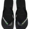 Havaianas Flip Flop Brasil Logo - Chanclas De Dedo - Black/Black