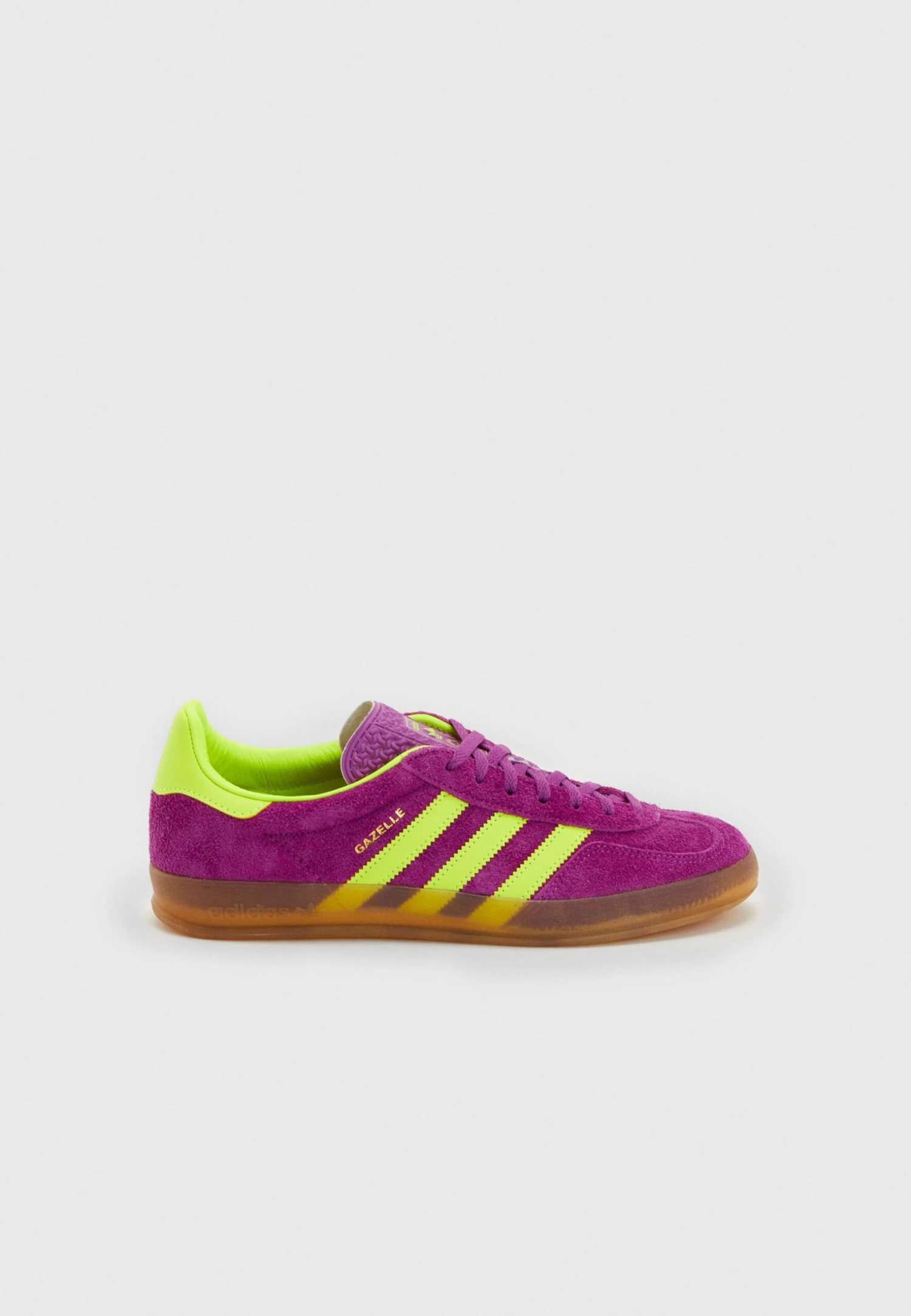 Adidas Originals Gazelle Indoor - Zapatillas - Shock PurpleSolar YellowGum 5 Adidas Originals Gazelle Indoor - Zapatillas - Shock PurpleSolar YellowGum - Imagen 5