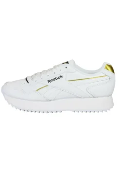 Reebok Classic Reebok Royal Glide Ripple Clip Shoes - Zapatillas - White/Black/Gold Metallic