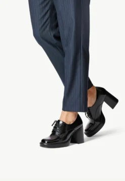 Tamaris Trotteur - Zapatos De Salón Con Cordones - Black