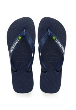 Havaianas Flip Flop Brasil Logo - Chanclas De Dedo - Navy Blue