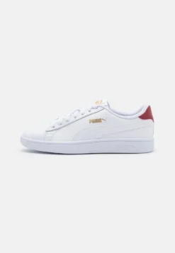 Puma Smash Unisex - Zapatillas - White/Rhubarb/Team Gold