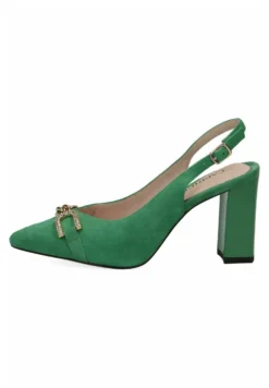 Caprice Zapatos Altos - Green Suede