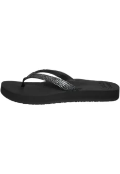 Reef Star Cushion Sassy- Chanclas De Dedo - Black/Silver