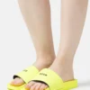 MSGM Chanclas De Baño - Neon Yellow