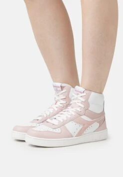 Diadora Magic Basket Mid- Zapatillas Altas - White/Peach Whip