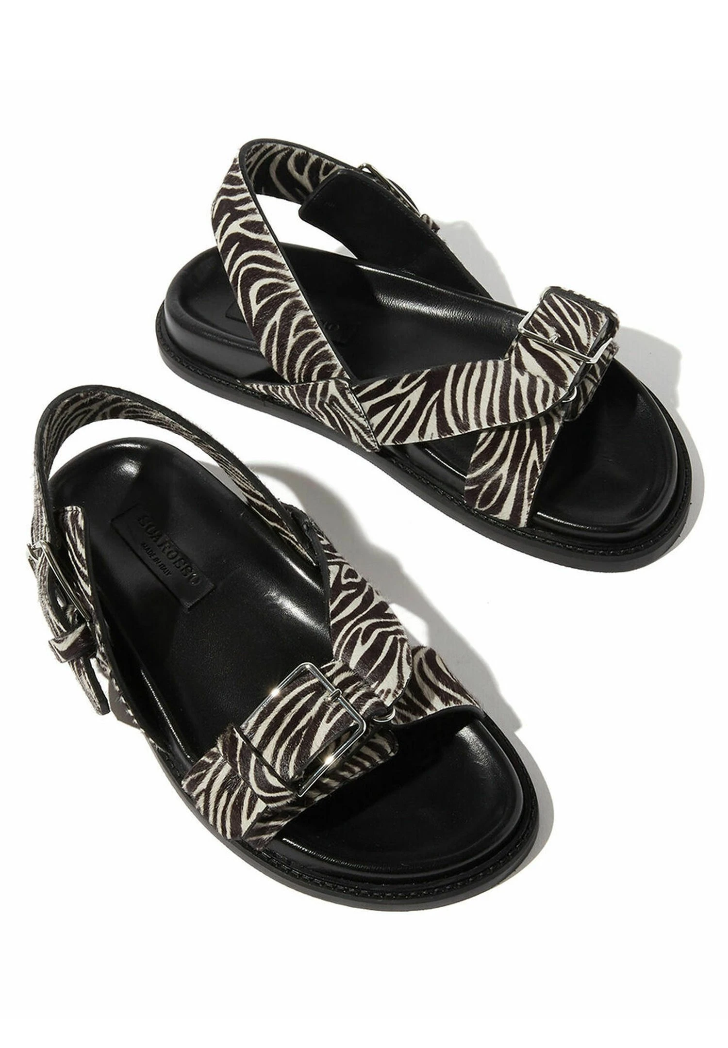 Hailey- Sandalias - Zebra-Print / Pony 2 Hailey- Sandalias - Zebra-Print / Pony - Imagen 2