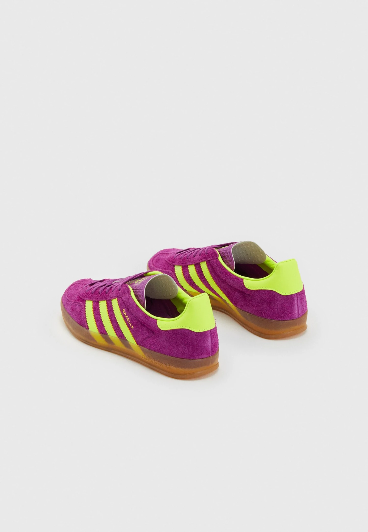 Adidas Originals Gazelle Indoor - Zapatillas - Shock PurpleSolar YellowGum 3 Adidas Originals Gazelle Indoor - Zapatillas - Shock PurpleSolar YellowGum - Imagen 3