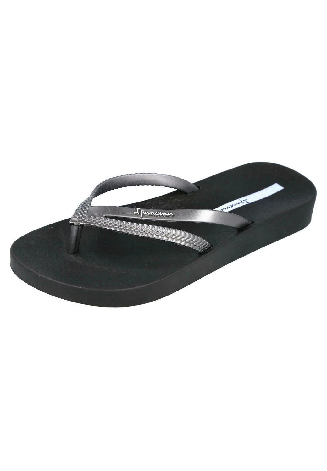 Ipanema Bossa Soft - Chanclas De Dedo - Black/Silver 1 Ipanema Bossa Soft - Chanclas De Dedo - Black/Silver