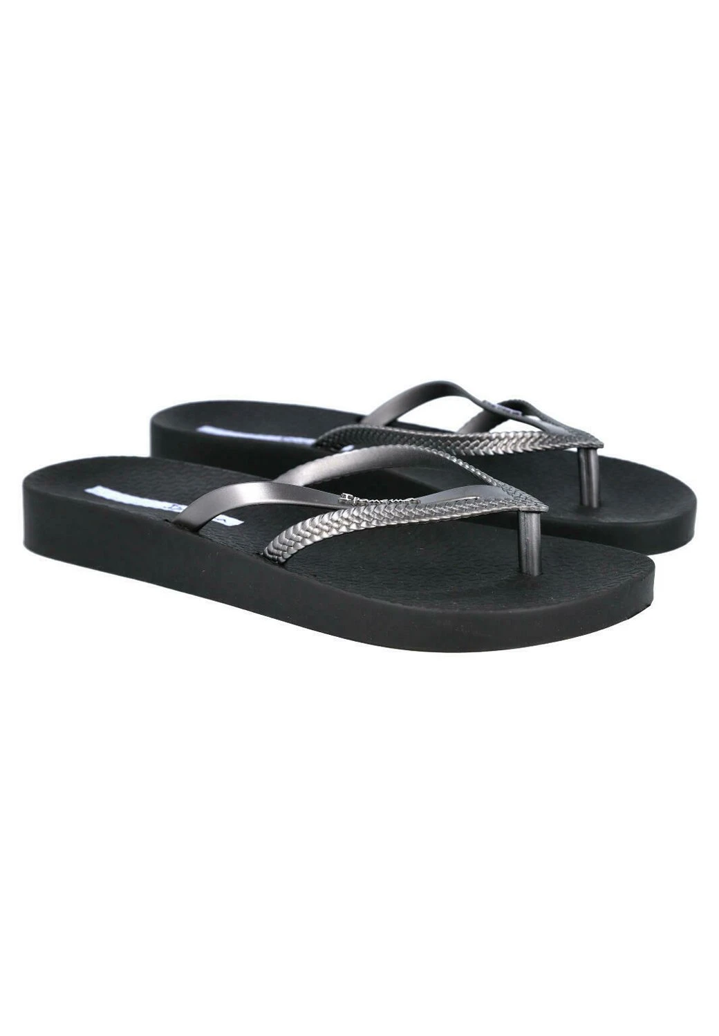 Ipanema Bossa Soft - Chanclas De Dedo - Black/Silver 3 Ipanema Bossa Soft - Chanclas De Dedo - Black/Silver - Imagen 3